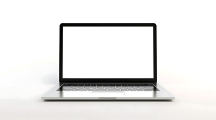 Aufkleber - isolated laptop with blank space on white background