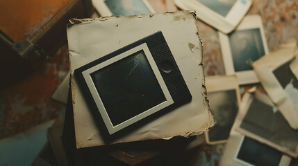 Aufkleber - XXL - Blank polaroid photo frame.