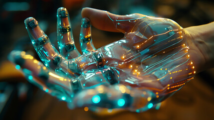Aufkleber - Technology in the hands