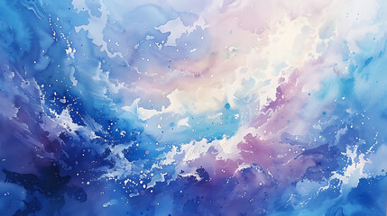 Poster - Watercolor background