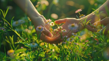 Poster - Tender Touch of Nature