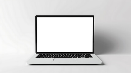 Aufkleber - Laptop template isolated on white.  Template, mockup.
