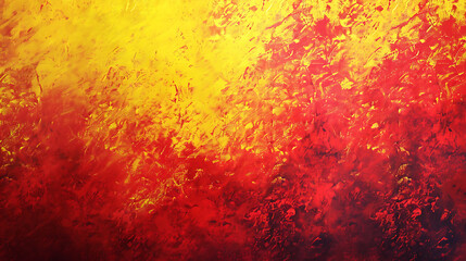 Leinwandbilder - Red and yellow color background with gradient and grain effect