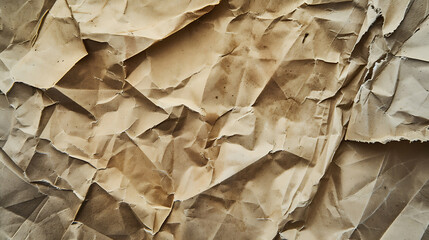 Poster - Paper texture cardboard background close-up. Grunge old paper surface texture
