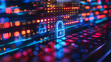 Aufkleber - Cyber Security Data Protection Business Privacy concept