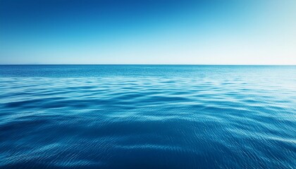 Wall Mural - clear blue deep lake water seascape abstract background