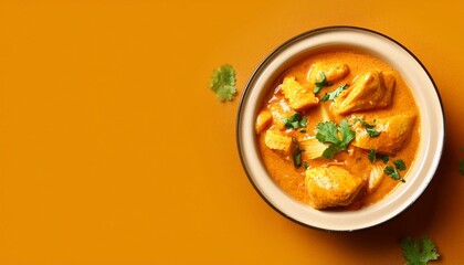 Wall Mural - tasty butter chicken curry dish from indian cuisine generative ai