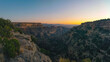 © nurissetiabudi - Serene Sunrise Over Majestic Canyon