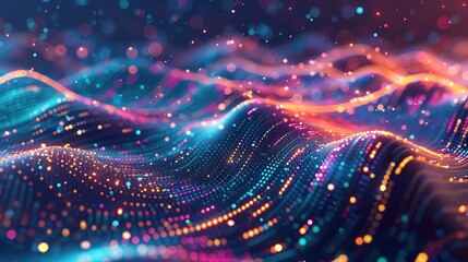 Beautiful Wavy background concept