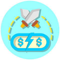 Wall Mural - Price Wars Icon