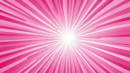 Wall Mural - pink sunburst rays abstract background copy space backdrop art