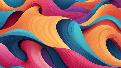 colorful wave pattern abstract background copy space backdrop art