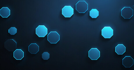 Poster - background with bubbles