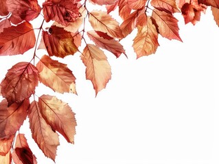 Sticker - autumn maple leaves