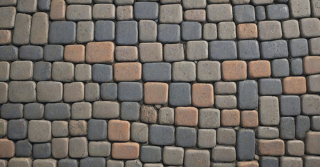 Canvas Print - paving texture