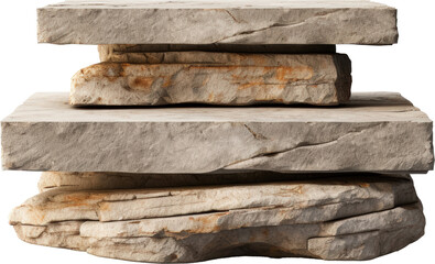 Poster - Stacked rock slabs