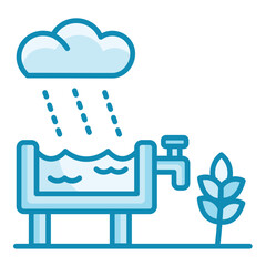 Poster - Rainwater Harvesting Icon