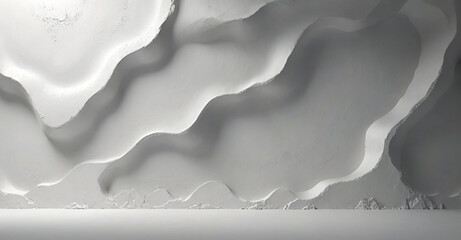 Wall Mural - white snow