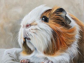 Wall Mural - country pig portrait