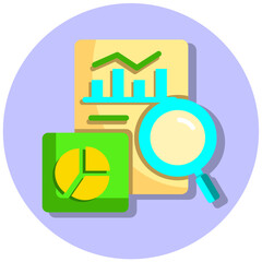 Canvas Print - Data Analysis Icon