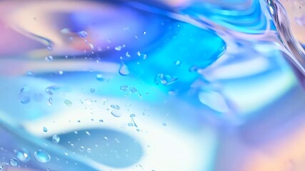 Poster - Mesmerizing Water Reflection Dance in Vibrant Tones at Sunset. Generative AI