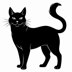  American Bobtail Black silhouette