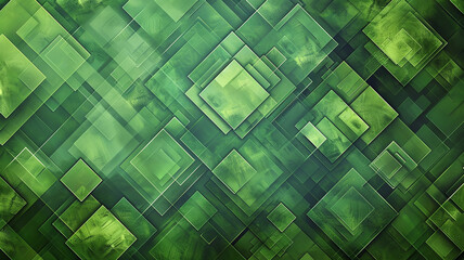 Canvas Print - background green rectangles, texture full screen