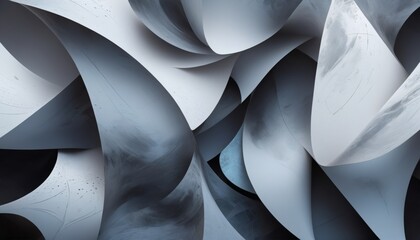 Wall Mural - Abstract digital art piece that appears to be abstract geometric