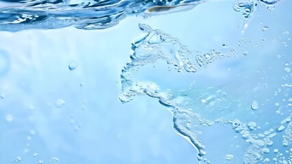 Poster - Captivating Water Ripples Dance Under Soft Light in Tranquil Aquatic Setting. Generative AI