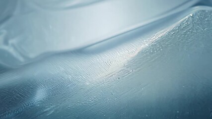 Poster - Captivating Waves of Light and Texture in Crystal Clear Water at Sunrise. Generative AI