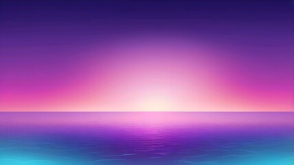 Poster - Purple Blue Gradient Vibrant Dreamy Vector Background. Sunrise, Sunset, Sky, Water Color Overlay Neon Design Element. Luxury Trendy Holograph Defocused Texture. Digital Funky Cool Tech Gradient