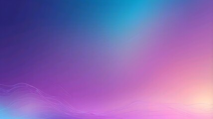 Poster - Purple Blue Gradient Vibrant Dreamy Vector Background. Sunrise, Sunset, Sky, Water Color Overlay Neon Design Element. Luxury Trendy Holograph Defocused Texture. Digital Funky Cool Tech Gradient