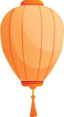 Poster - traditional chinese hanging paper lantern celebrating chinese new year