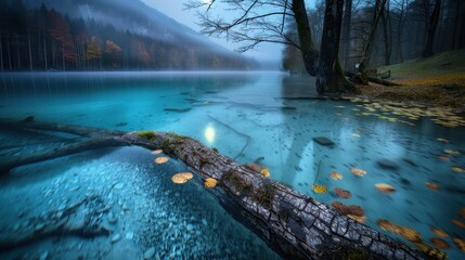 Wall Mural - Serene Autumnal Lake