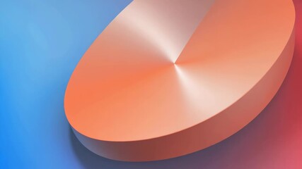 Poster - Dynamic Abstract Transition of Colors in a Modern Studio Space. Generative AI