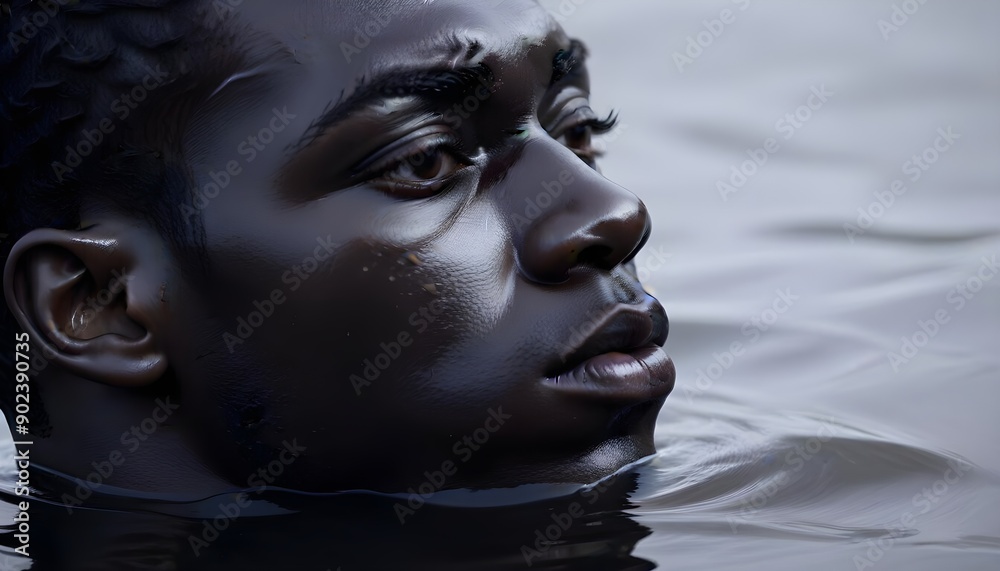 portrait of a person with dreadlocks