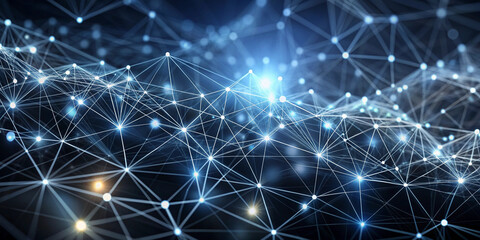 Technology Network Background.
