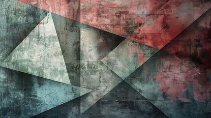 Wall Mural - Metal Geometric wallpaper