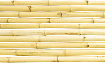 Wall Mural - bamboo stalks on a white background with clipping path