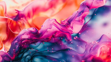 Poster - Beautifully detailed 3D abstract background featuring dynamic patterns and a mesmerizing color palette, ideal for visual storytelling and creative projects.