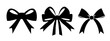 © Sonulkaster - Decorative Bow Silhouette Set vector