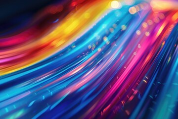 Aufkleber - A close-up shot of a vibrant multicolored background, great for creative projects and designs