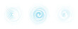 © Alyona - Concentric ripple circles line. Radial signal, sonar wave, soundwave icon isolated on white background. Touch effec. Round circular signal