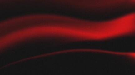 Poster - Abstract Black and Red Waves for Backgrounds Chromatic Flow Abstract Waves