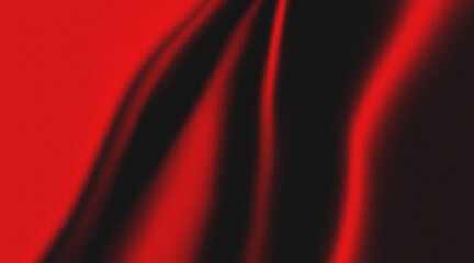 Poster - Abstract Black and Red Waves for Backgrounds Chromatic Flow Abstract Waves