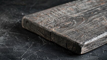 Aufkleber - A close-up shot of a wooden table top, with intricate grain patterns and texture