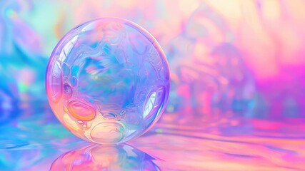 Poster - Multicolored Ball On A Bright Background