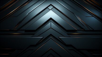 Poster - Modern abstract  black background.  Dark carbon  geometric background