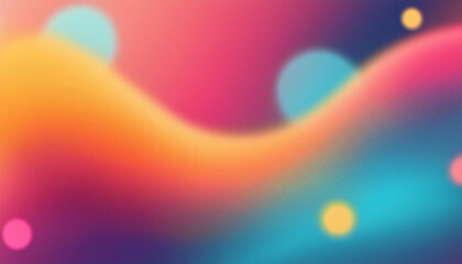 Wall Mural - Abstract vibrant rainbow colors flow abstract grainy background pastel colors gradient texture abstract gradient backdrop banner poster design