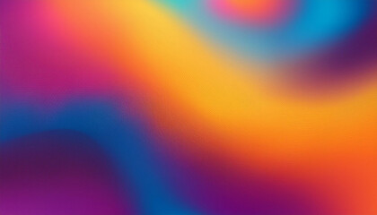 Wall Mural - Abstract vibrant rainbow colors flow abstract grainy background pastel colors gradient texture abstract gradient backdrop banner poster design